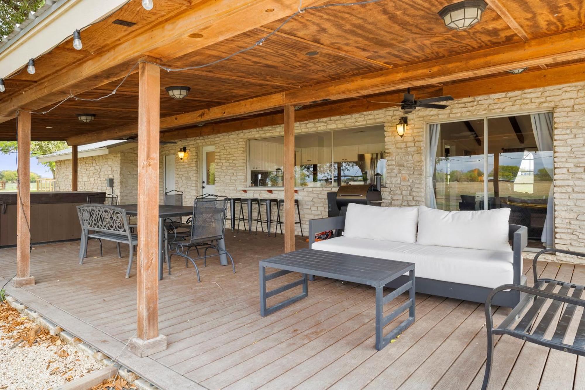 Farm Retreat With Jacuzzi, Fire Pit, Mini Goats, Mini Ponies And Mini Cows Villa San Marcos Kamer foto